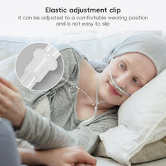NITTIID kink-resistant nasal cannula reduces kinks for reliable flow.