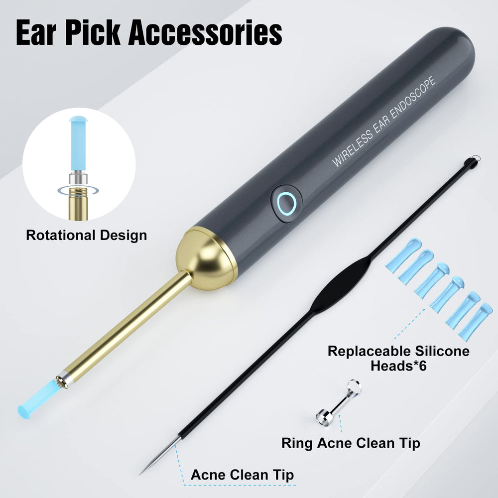 NIUQICT Wireless Otoscope app connection for real-time viewing.