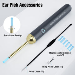 NIUQICT Wireless Otoscope app connection for real-time viewing.