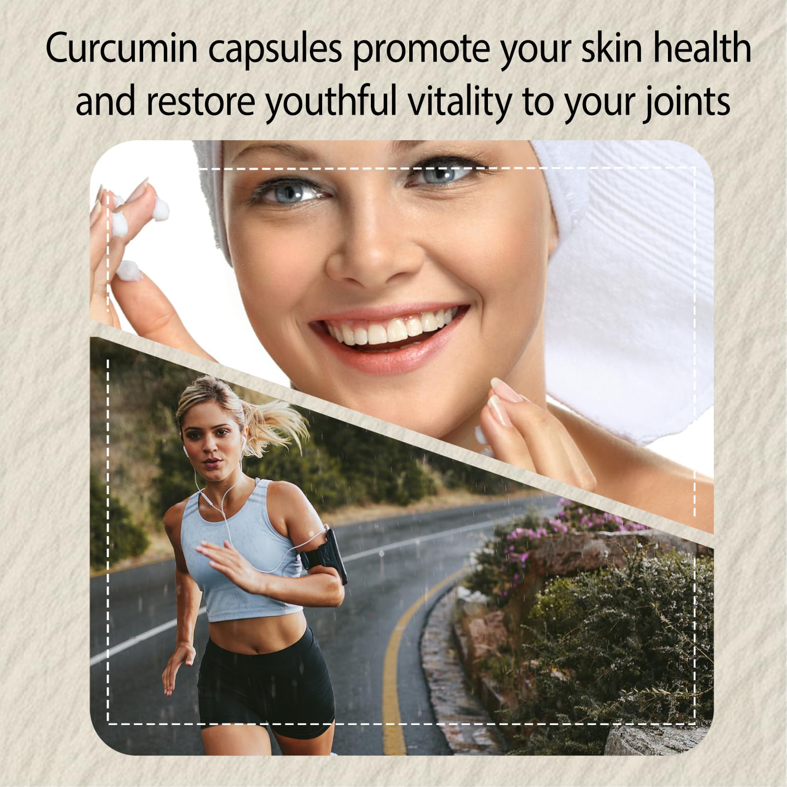 NIVELLE turmeric-curcumin-black-pepper close-up signals enhanced absorption potential.