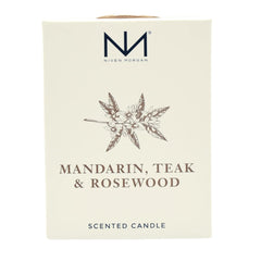Niven Morgan candle packaging box presentation for elegant gifting.