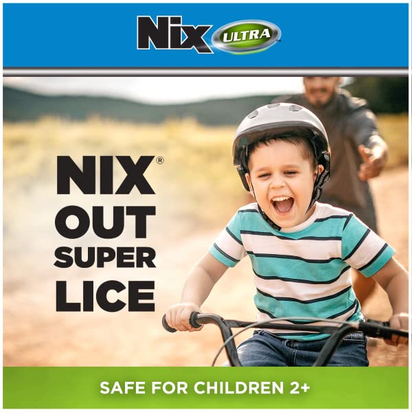 Nix Ultra 2-in-1 lice treatment for family use at home with two years and older.