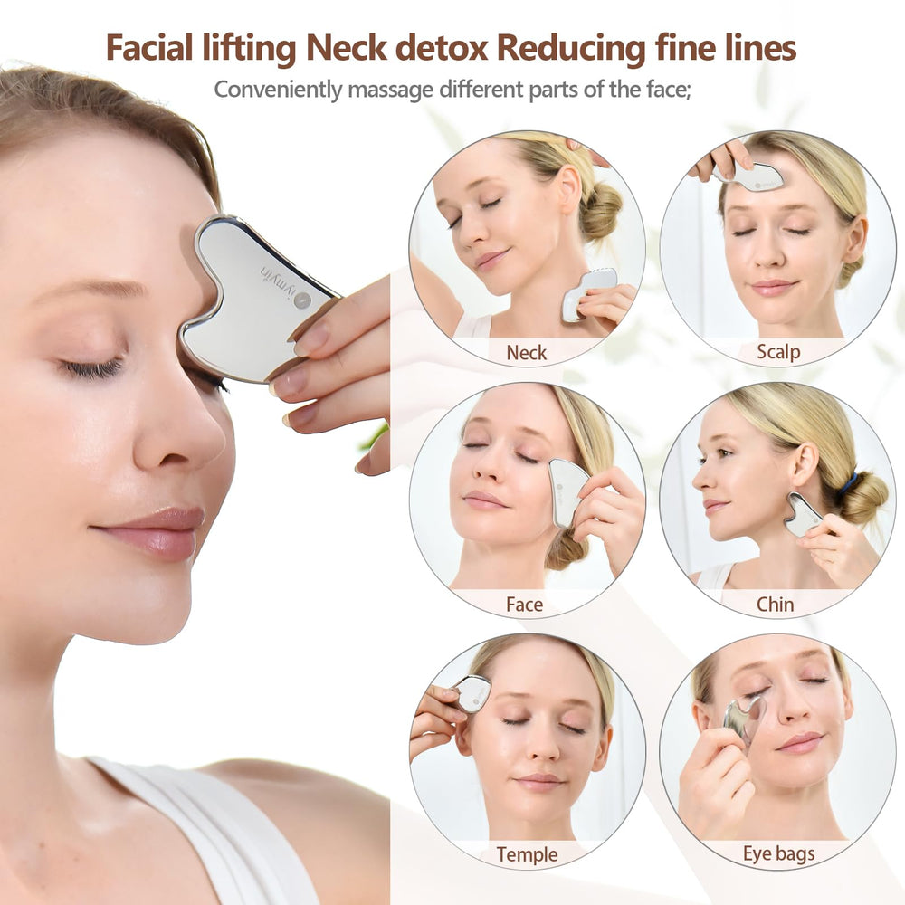 Niymyin face and neck gua sha tool for lifting and gentle contouring.