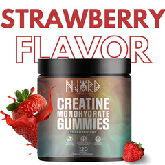 Side view of NJORD Creatine Gummy packaging showing bottle design.