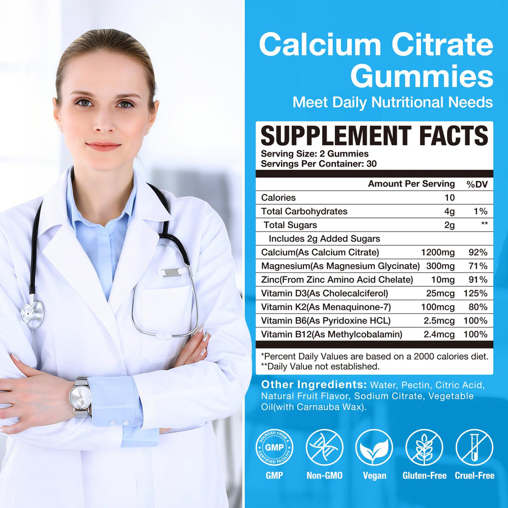 NLMUBR LUCKSIT D3 K2 B6 blend supports calcium absorption.
