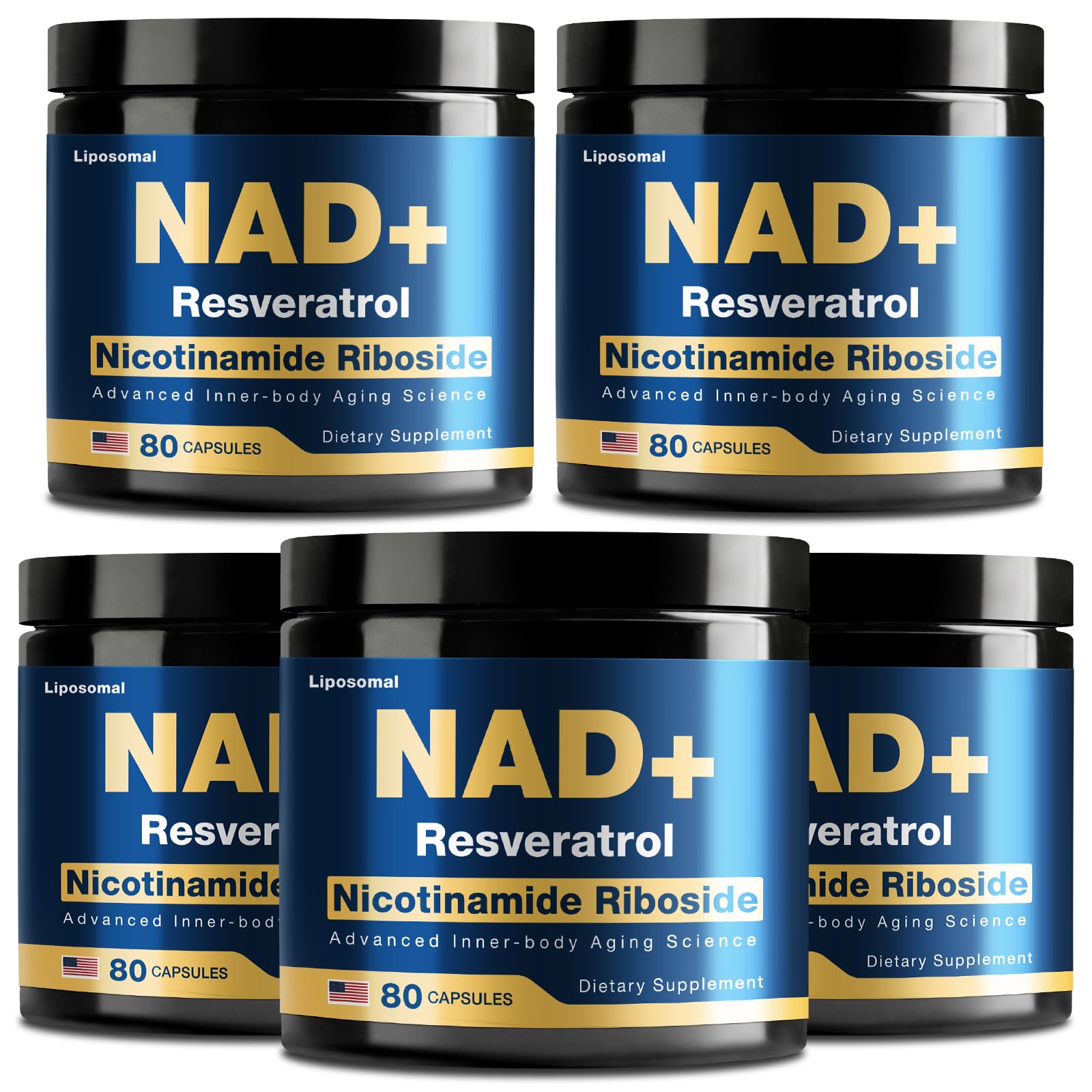 NLMUBR LUCKSIT liposomal NAD bottle supports cellular energy delivery.