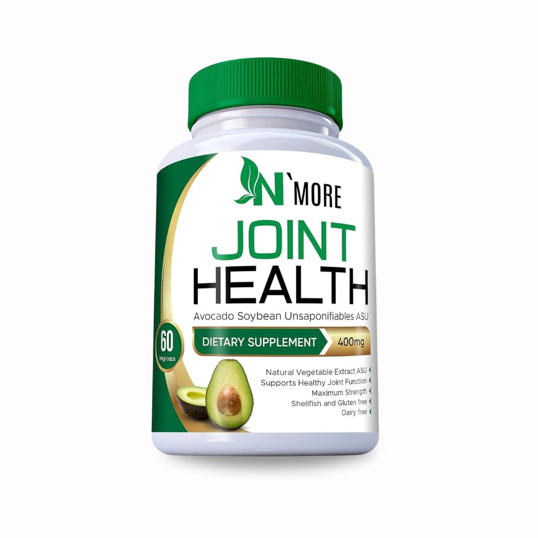 N'More ASU capsule bottle close-up for joint support