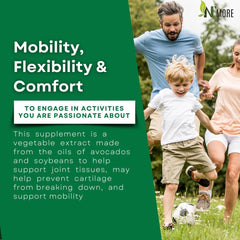 N'More joint health capsules on daily-use scene for mobility