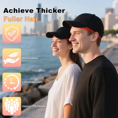 NNUSHK cap used during morning routine for scalp nourishment.