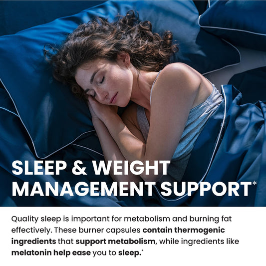 Nobi Nutrition capsules-closeup highlights bedtime fat burning capsules for nighttime weight management.