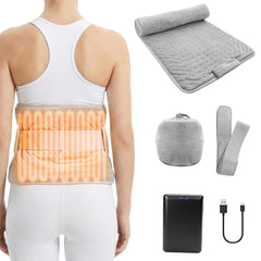 Nobineck graphene heating pad full-coverage design delivers broad warmth for back and shoulders