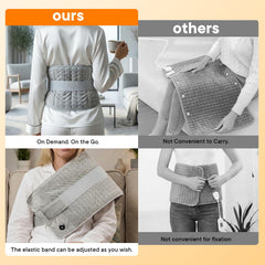 Nobineck large wrap area provides comfortable coverage for back and neck