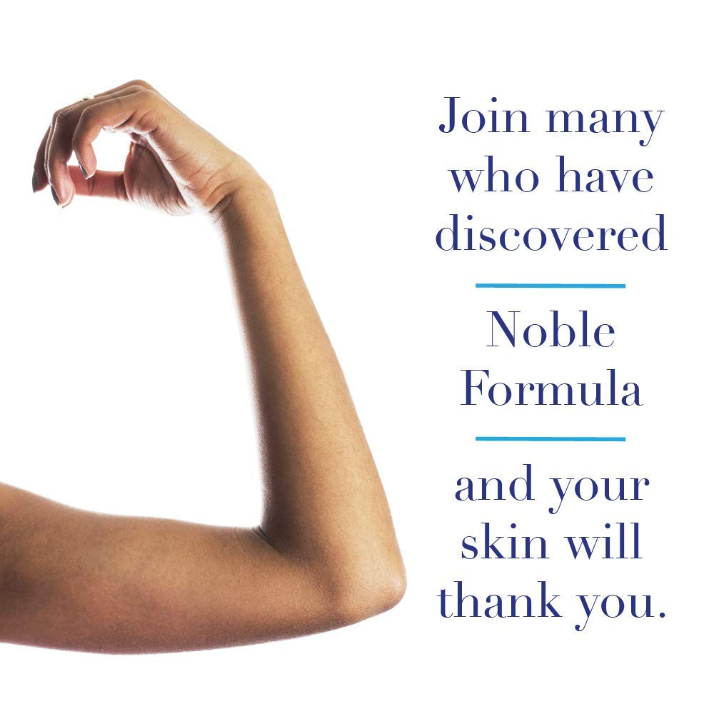 Noble Formula packaging and tube together highlight compact at-home care.
