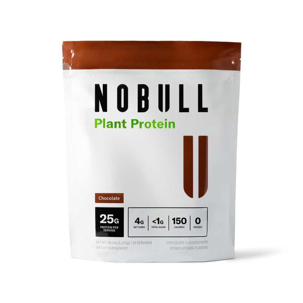 NOBULL Plant Protein bottle for convenient daily muscle recovery and performance fueling.