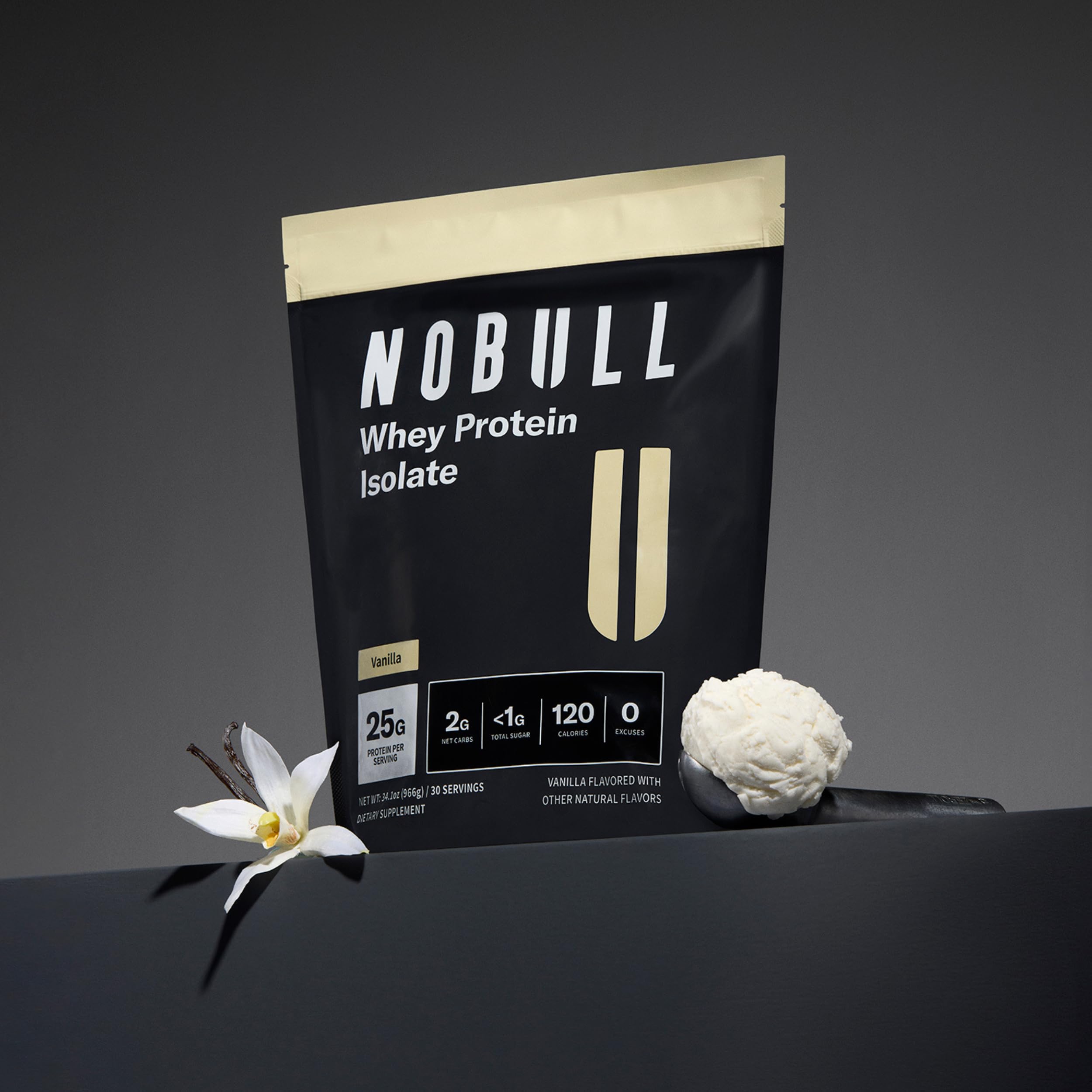 NOBULL Whey Isolate lab-tested label confirms quality and accurate nutrition information