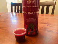 Nochtli Recover glass bottles on display present a premium wellness option