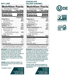 Close-up of No Cow High Protein Bar texture with plant-based ingredients