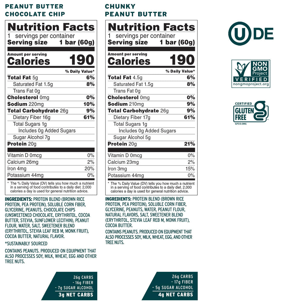 No Cow cross-section shows texture and fiber-rich center for lasting fullness.