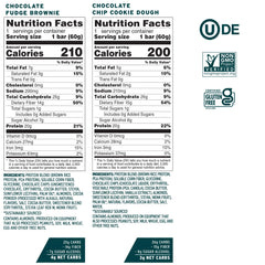 No Cow bar front view highlights protein-packed nutrition for active days.