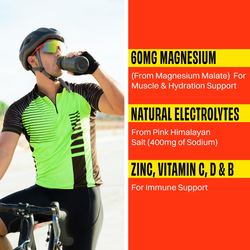 No Days Wasted hydration stick mixing in a glass of water for convenient electrolyte boost.