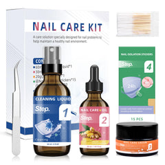 Nodfens toenail fungus cleanser pour demonstrates clean, refreshed nails.
