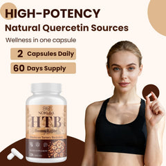Nokuba Lactobacillus rhamnosus capsules fostering gut balance and barrier health.