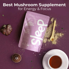 Dissolved Sleep Powder in glass ready to sip after work or dinner.
