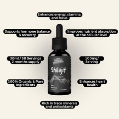 Shilajit liquid poured into a glass for a soothing ritual.