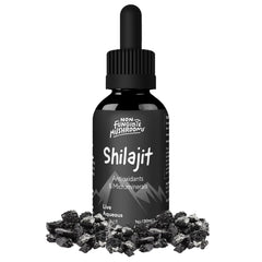 Non Fungible Mushrooms shilajit tincture bottle for daily vitality.