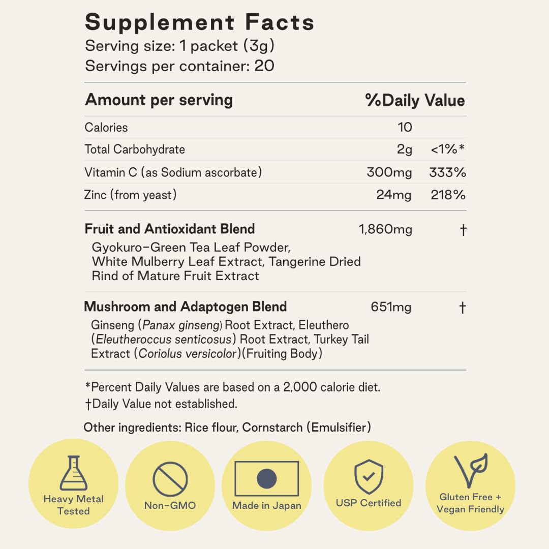 NOOCI Energy + Immunity packaging highlights vegan, non-GMO credentials