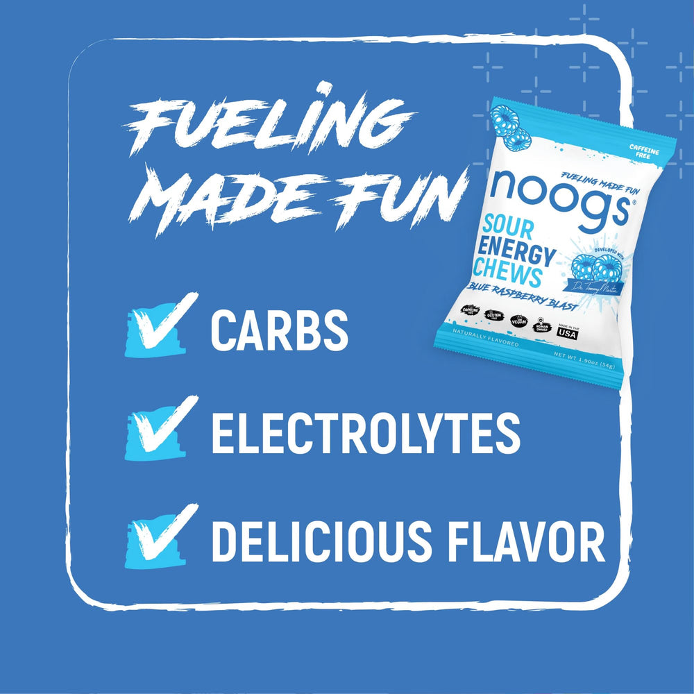 Noogs electrolyte gummies featured with 150 mg sodium and 50 mg potassium.