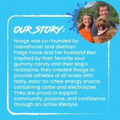 Noogs Sour Energy Chews colorful candies close-up, tasty caffeine boost.
