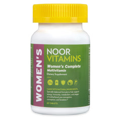 Noor Vitamins halal womens multivitamin bottle for daily wellness.