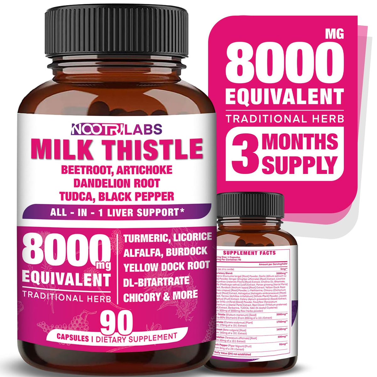 Nootrilabs Naturals All-in-1 liver support bottle for daily liver wellness.