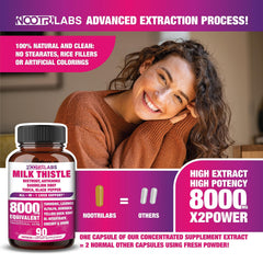 Nootrilabs Naturals black pepper extract capsules help absorption and efficacy.