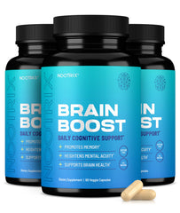Nootrix Brain Boost capsules bottle supports daily focus and clarity