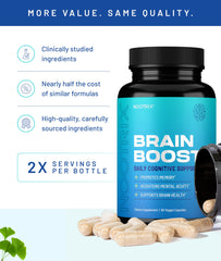 Nootrix Brain Boost GMP facility badge signals strict production standards
