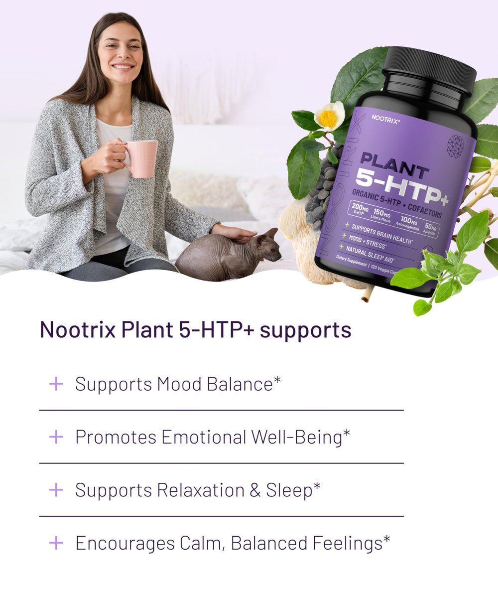 Nootrix Griffonia simplicifolia source shows premium organic ingredients.