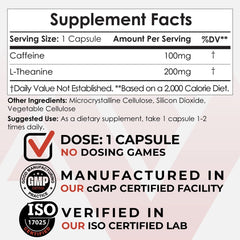 Nootropics Depot bottle front emphasizes calm energy and mental clarity