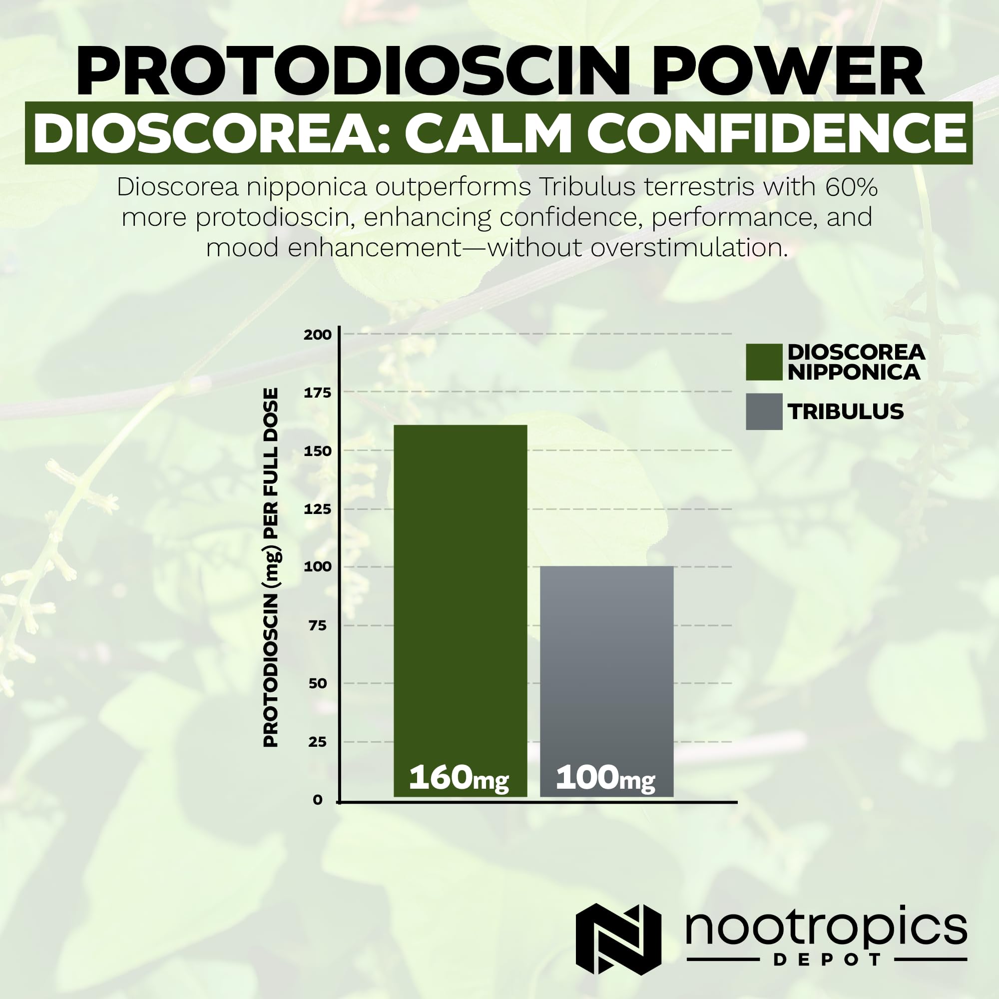 Close-up of Nootropics Depot capsules emphasizing quality and texture.