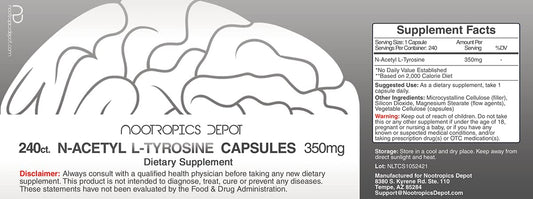 Nootropics Depot NALT capsules closeup showing easy-to-swallow daily use