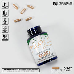 Close-up of Nootropics Depot Protodioscin 40-percent content highlight.
