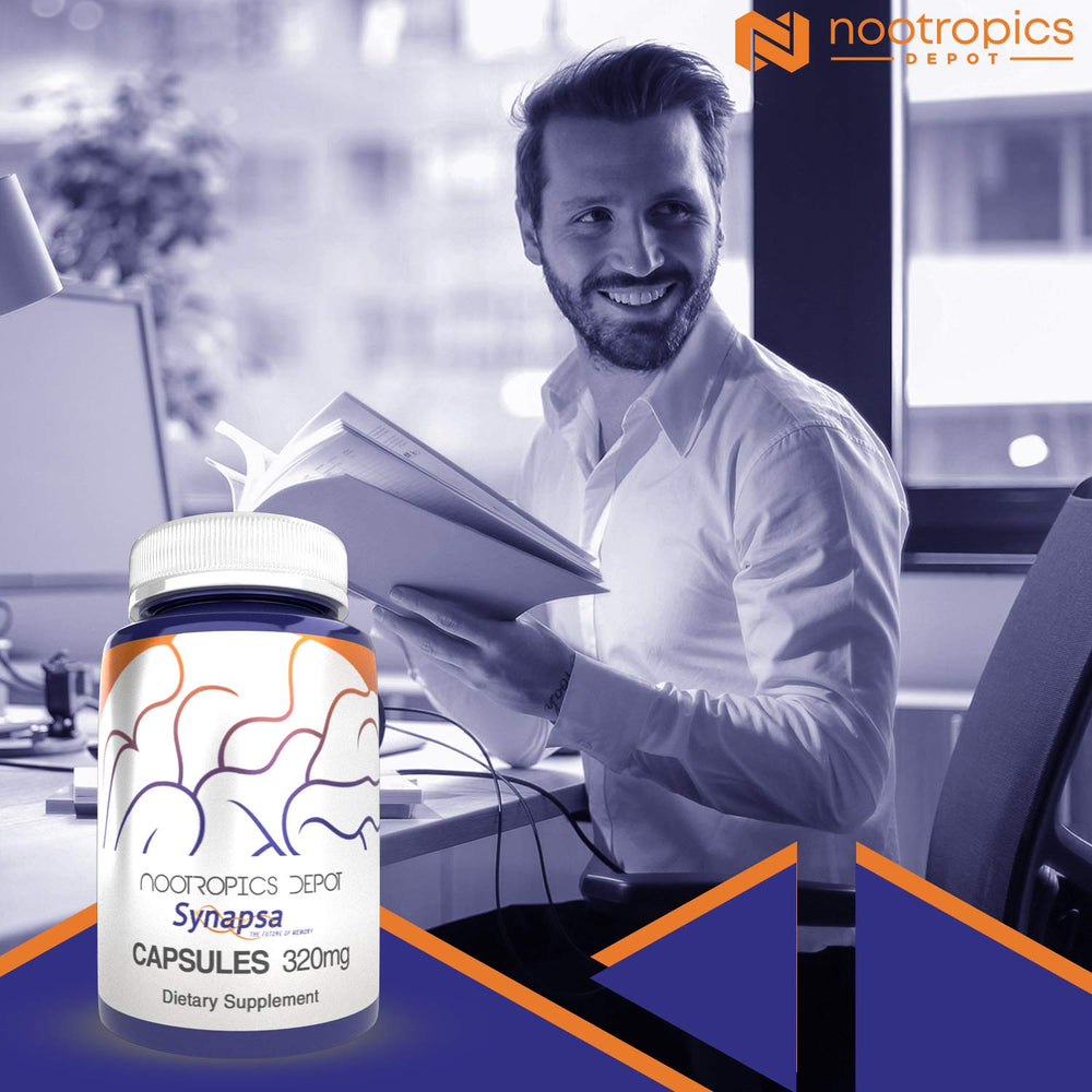 Nootropics Depot Synapsa Bacopa Monnieri bottle label with standardized extract