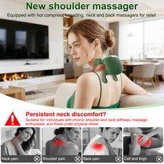 Nooydio 4D kneading technology provides deep, hand-like pressure for tense muscles.