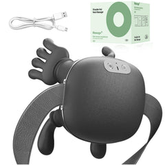 Nooydio neck massager front view demonstrates ergonomic design for comfortable neck support.