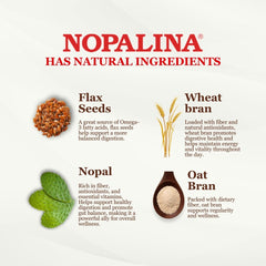 Measuring scoop with Nopalina Fiber Formula to manage daily intake