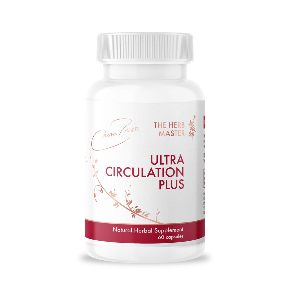 Nora Ross Ultra Circulation bottle pour supports daily blood flow and heart vitality.