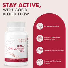 Nora Ross Ultra Circulation capsules ready-to-swallow for daily routines.