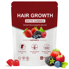 Norce Sactor Lumin Hair Gummies bottle shown; supports daily beauty routine with biotin and collagen.