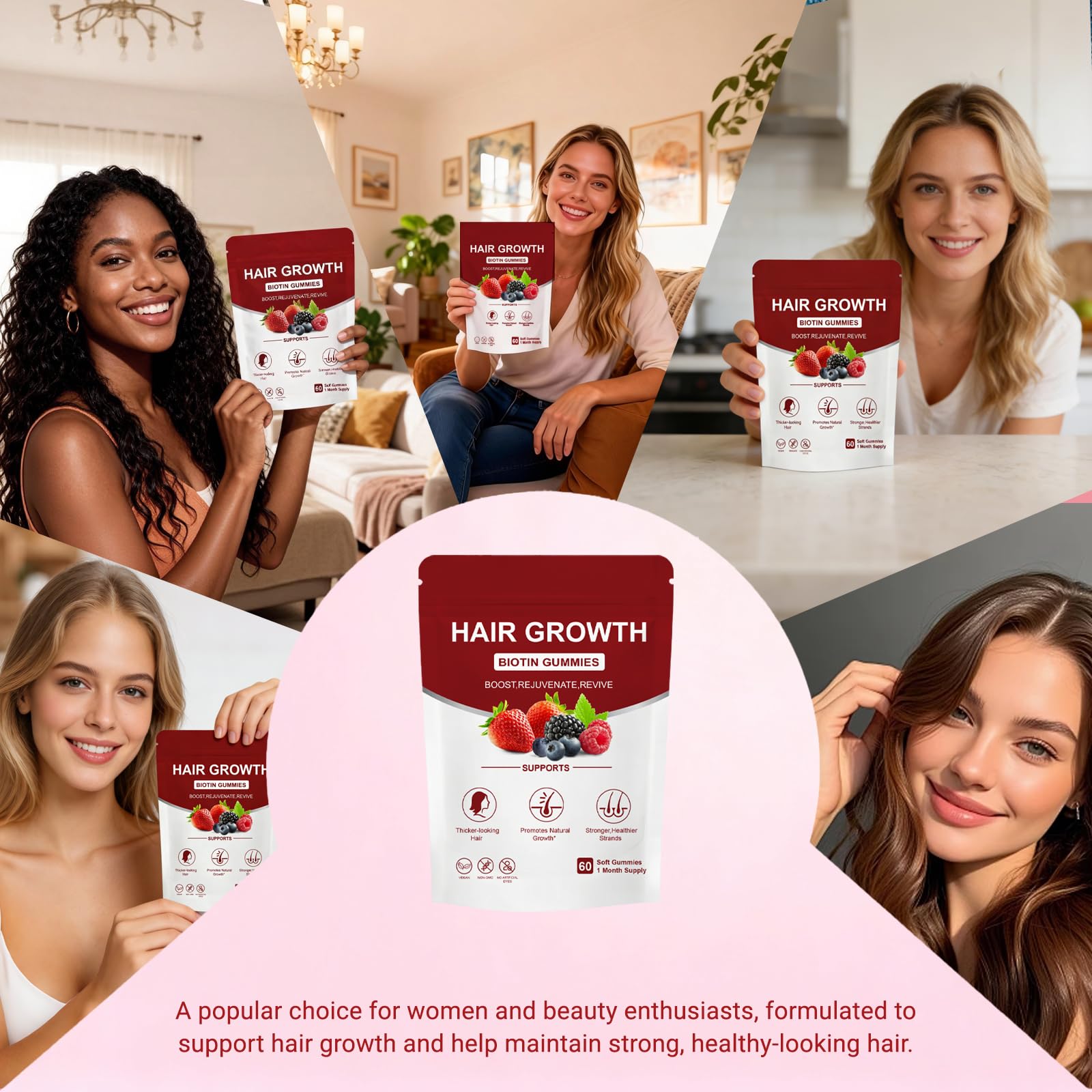 Norce Sactor Lumin hair gummies on hand; handy beauty supplement for skin and nails.